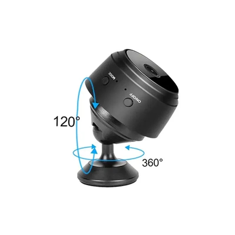 Mini Smart Camera, Network Monitor Security IR Camera, Home Security Wireless Camera, Hidden Spy Camera, Small Indoor Outdoor White Video Recorder Cam, WiFi Motion Detects Magnetic Camera, Small HD Nanny Cam with Night Vision & Motion Detection