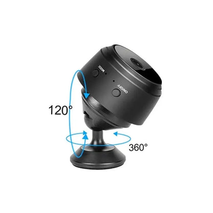 Mini Smart Camera, Network Monitor Security IR Camera, Home Security Wireless Camera, Hidden Spy Camera, Small Indoor Outdoor White Video Recorder Cam, WiFi Motion Detects Magnetic Camera, Small HD Nanny Cam with Night Vision & Motion Detection